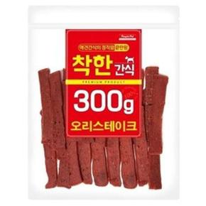 착한간식 오리스테이크 300g 강아지 애견간식 (S27398506)