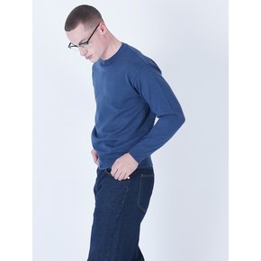 Heavy Basic Round Knit (Deep Blue)