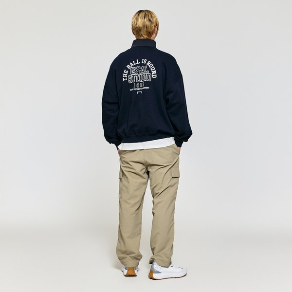 [여주점] FC VINTAGE ARTWORK QUARTER ZIP-UP-NAVY