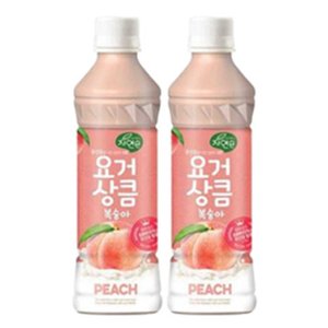  자연은 요거 상큼 복숭아 340ml 24입