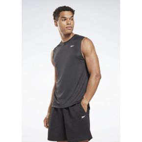 4642906 Reebok TRAIN SLEEVELESS TECH T-SHIRT - Top night black