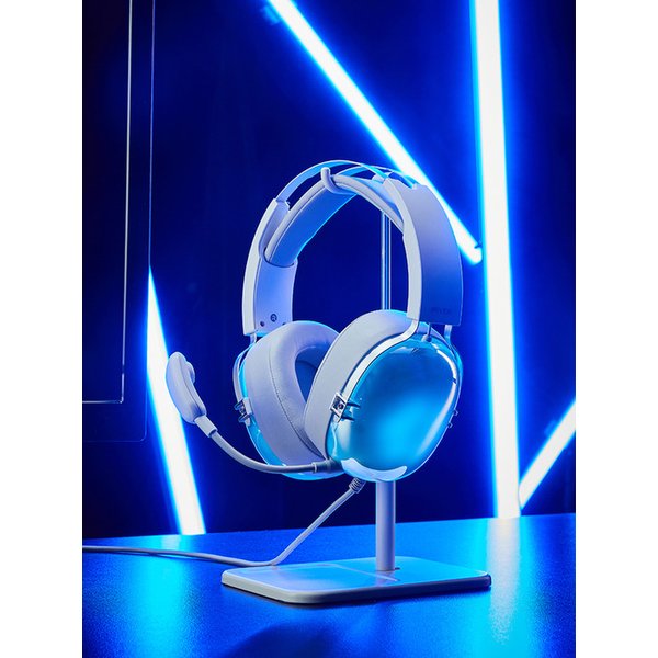 Noise cancelling Ice Blue LED Gaming Headset_EQwear-G30H Mirror