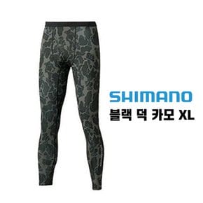 시마노 선 프로텍션 레깅스/블랙 덕카모 XL