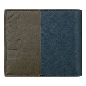 [여주점] 컬러 블록 빌폴드 지갑