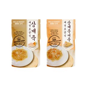 헬로도기 참좋은간식 삼계죽삼계북어죽 80g