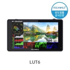 [국내인증 정품] [Feelworld] LUT6 필월드 카메라 4K 프리뷰 모니터 6인치 3D LUT 터치스크린 HDMI 2600NIT