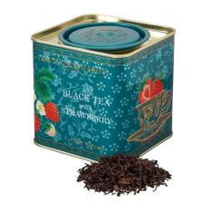 영국직구 Fortnum&Mason 포트넘앤메이슨 홍차 딸기 잎차 캔통 125g Black Tea Strawberry