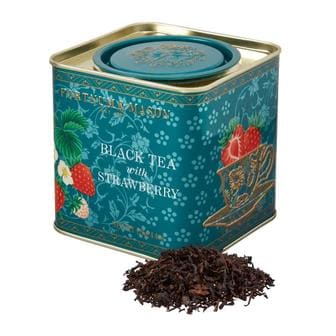  영국직구 Fortnum&Mason 포트넘앤메이슨 홍차 딸기 잎차 캔통 125g Black Tea Strawberry