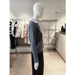 [여주점] [나이스클랍] 셔츠 배색 세미 슬림핏 니트 A254PWK914