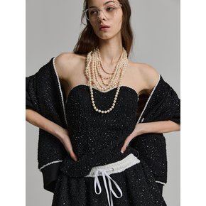 pearl tweed top