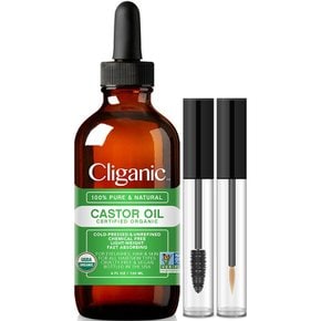 Cliganic 유기농 캐스터오일 피마자유 120ml