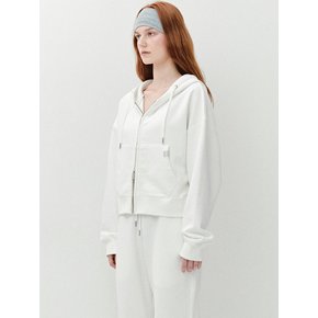 AS BASIC HOOD ZIP-UP (IVORY)