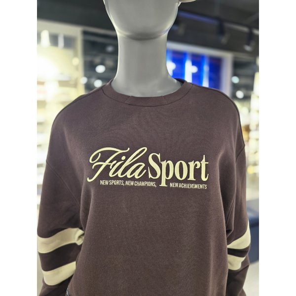 [파주점] 여성 세미크롭 오버핏 맨투맨(FS2POH1152F-BRN)