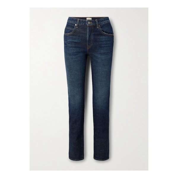 케이트 비브 하이라이즈 슬림 진 다크 데님 46376663162859237