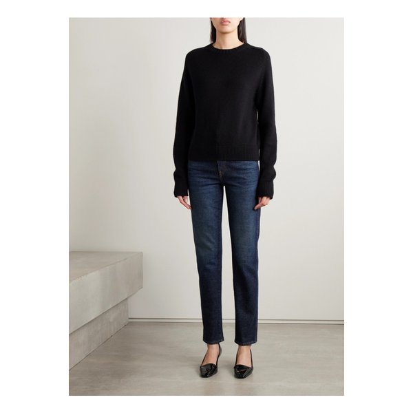 케이트 비브 하이라이즈 슬림 진 다크 데님 46376663162859237