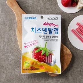 포켄스 과일먹은 치즈덴탈껌 딸기 100g