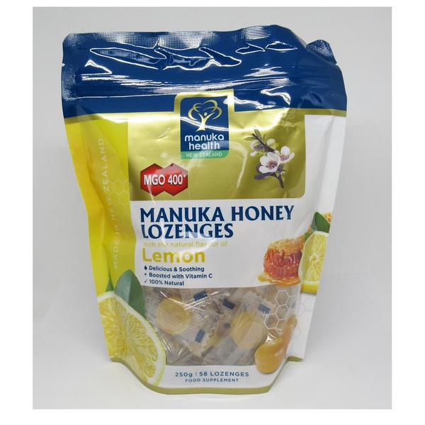 [해외직구] 마누카헬스 허니 레몬 로젠지 250g Manuka Health Honey Lemon Lozenges