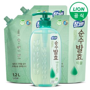 참그린 순수발효 식물 주방세제 720ml 용기+1.2L리필 3개_P348383184