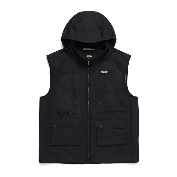 [여주점] N252MVT100 NRN 하이브리드 후드 베스트 CARBON BLACK