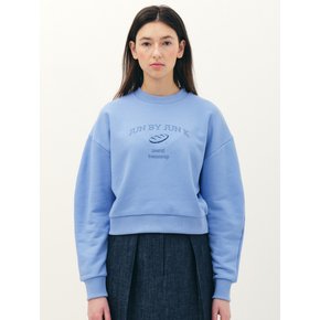 merci crop sweatshirt_spring blue