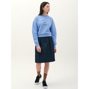 merci crop sweatshirt_spring blue