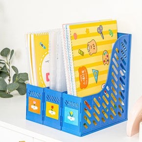 율아트 플라스틱 이동식 조립 책꽂이 책상 서류 파일 정리함