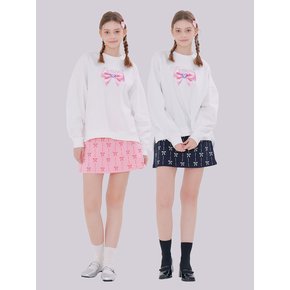 MET present sweatshirt & skirt set ivory