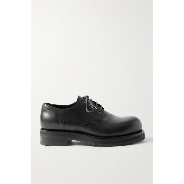 블랙 가죽 더비 슈즈 46376663162895643