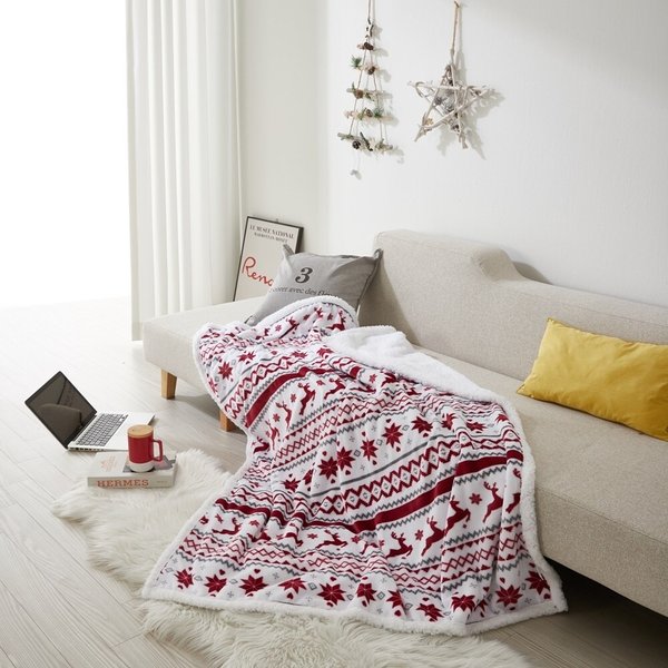 루나 밍키 양털 극세사 담요 대 152x127