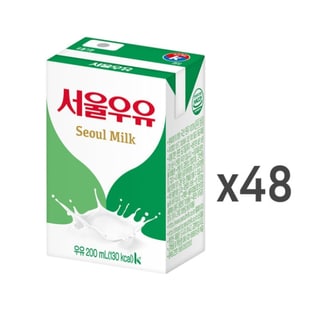  [서울우유] 멸균 200ml x 48