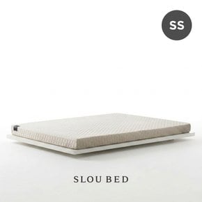 아몬드 저상형 프레임+더 뉴 맥시멈 토퍼 침대세트 SS, 화이트