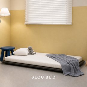아몬드 저상형 프레임+더 뉴 맥시멈 토퍼 침대세트 SS, 화이트