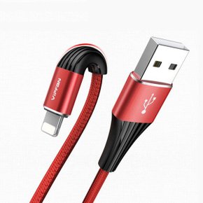 VIPFAN A1 USB To 8핀 충전기기 휴대폰 아이폰 에어팟 3A 고속충전 케이블 1.2m