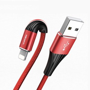  VIPFAN A1 USB To 8핀 충전기기 휴대폰 아이폰 에어팟 3A 고속충전 케이블 1.2m