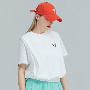 [ [어베이브] 골프 테니스 여성용 오버핏 베스트 조끼 화이트