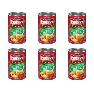  [해외직구]캠벨 수프 청키 헬시 리퀘스트 치킨 누들 527g 6팩 Campbells Soup Chunky Healthy Request Chicken Noodle 18.6oz