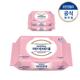 크리넥스 NEW 마이비데 밸런스케어(캡) 40매x3팩