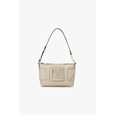 ARMANI EXCHANGE AX여성 스퀘어 로고 벨트 숄더백 A424370510 베이지