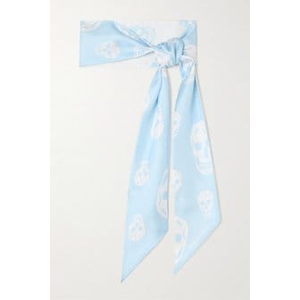 알렉산더맥퀸 프린트 실크 트윌 스카프 46376663163019620