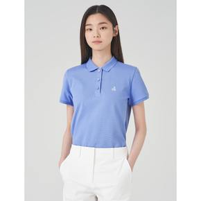 [Essential] 코튼 스판 레귤러핏 반소매 피케 티셔츠  스카이 블루 (BF3442UE1Q)