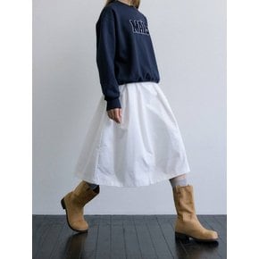 WAVY VOLUME SKIRT / IVORY