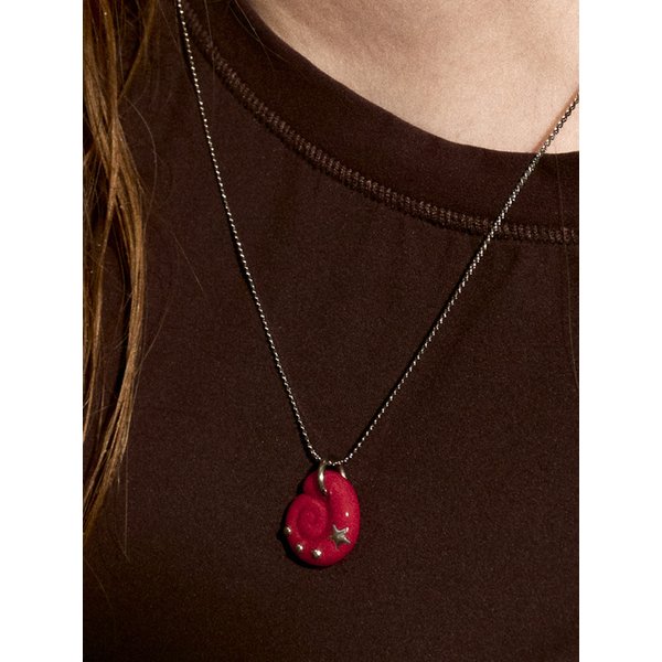 eddy necklace-red