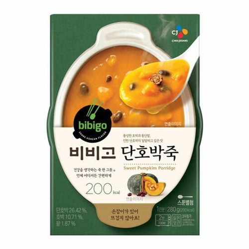 죽 CJ 즉석죽 비비고단호박죽 280g 행사상품