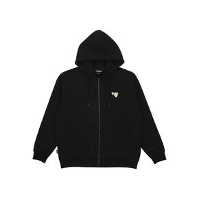 ESSENTIAL HOOD ZIP-UP [BLACK]