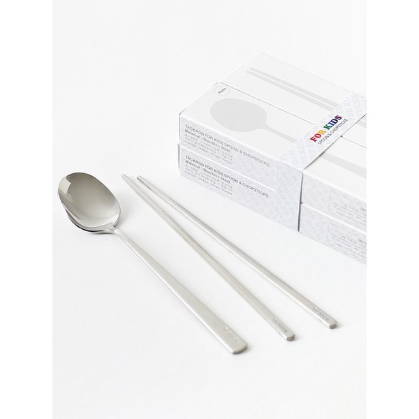 어린이수저세트 4벌 유광/무광 2types