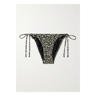 MATTEAU 마티유 더 스트링 플로럴 프린트  비키니 브리프 블랙 1647597349206811