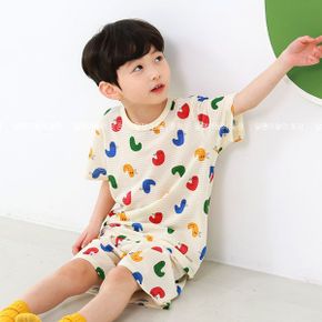 PL SS34 10 아동내복 유아 아동 여름 반팔 실내복 상하_P391789411
