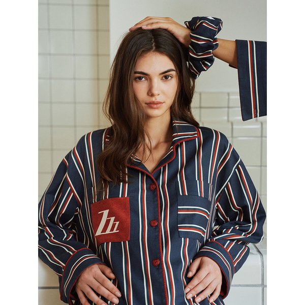 지지 스크런치 딥네이비 (21수)