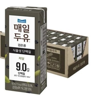  매일두유 검은콩 저당 190ml 24팩