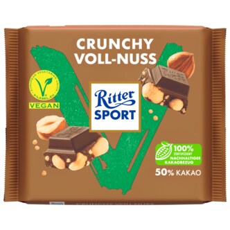  리터 스포츠 Ritter 초콜릿 크런치 홀넛 비건 100g